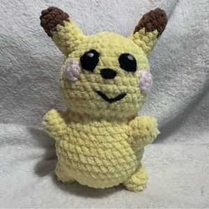 Crochet Pikachu Plush | Handmade